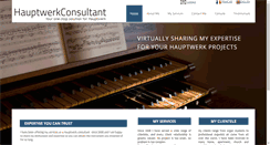 Desktop Screenshot of hauptwerkconsultant.com