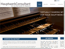 Tablet Screenshot of hauptwerkconsultant.com